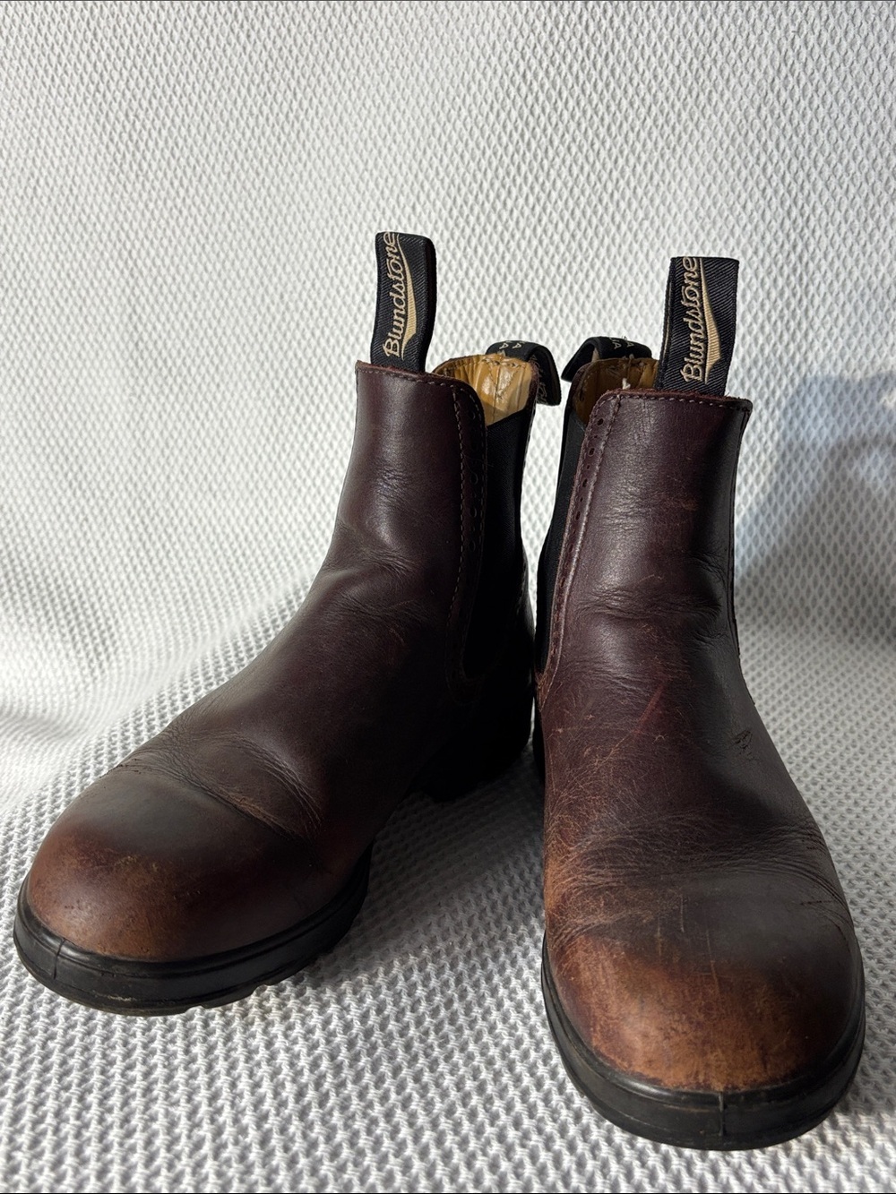 Blundstone SZ 8.5 (5.5 AU) Dark Brown Leather Chelsea Boots Pull On